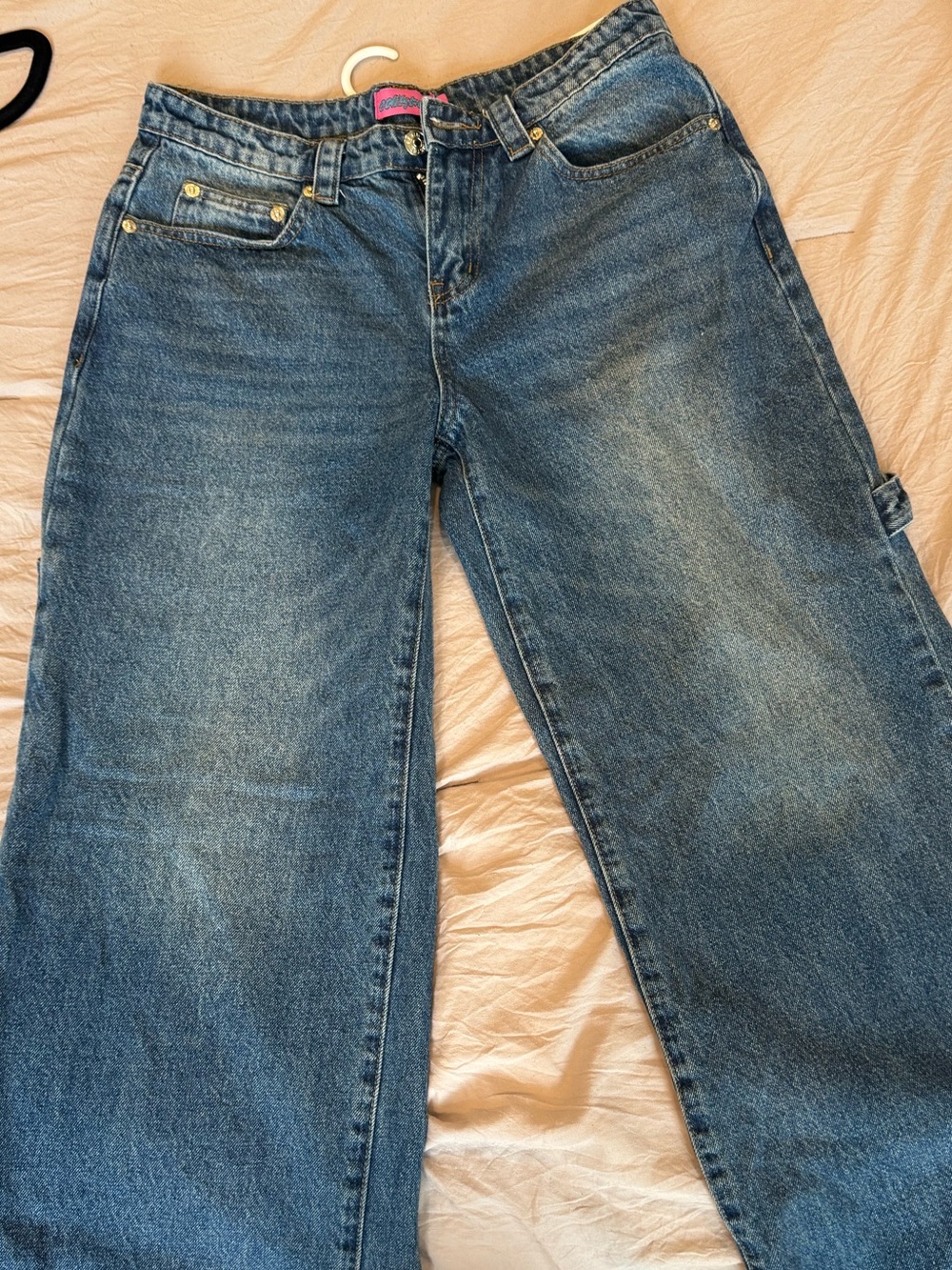 Classic Blue Denim Carpenter Jeans garage size medium worn once
